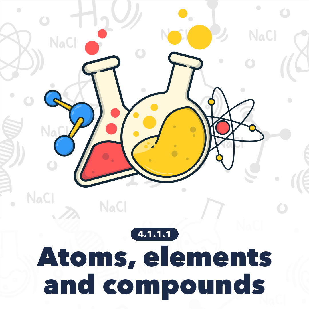 4.1.1.1 – Atoms, elements and compounds – Science Sheets