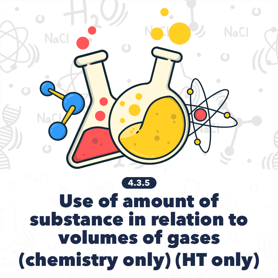 435 Use Of Amount Of Substance In Relation To Volumes Of Gases Chemistry Only Ht Only