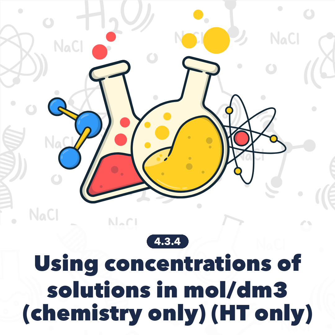434 Using Concentrations Of Solutions In Moldm3 Chemistry Only Ht Only