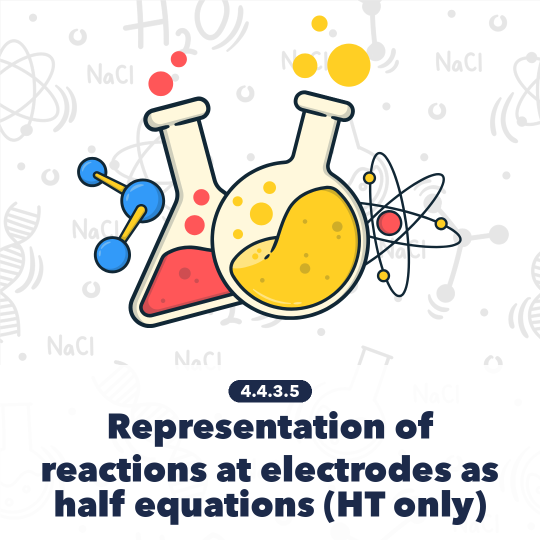 4435 Representation Of Reactions At Electrodes As Half Equations Ht Only